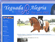 Tablet Screenshot of andalusian-horse.com